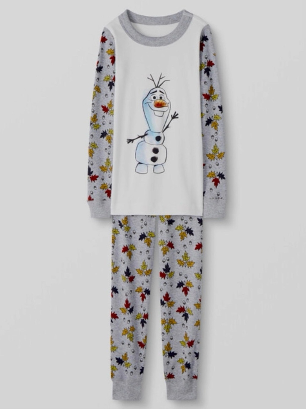 Hanna Andersson Disneys Frozen Olaf Long-Sleeve Pajama Set Sz 120cm